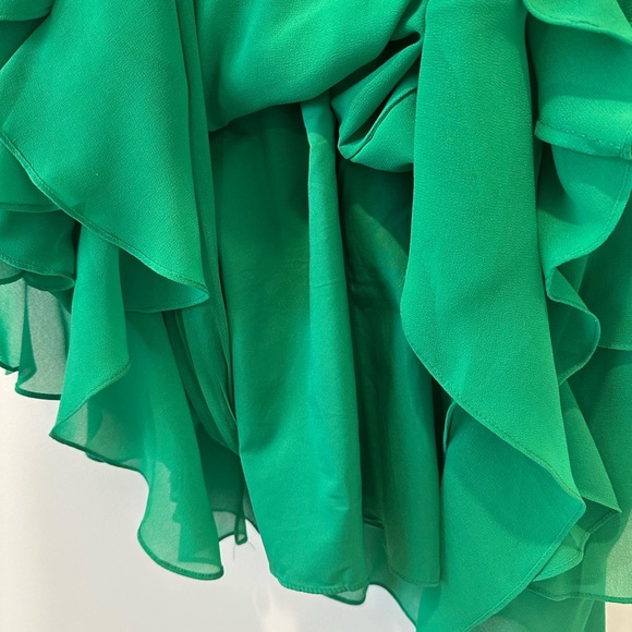 Badgley Mischka Green Cocktail Dress Formal Mother of the Bride Wedding Guest - Picture 8 of 15